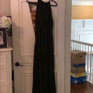 Black maxi dress